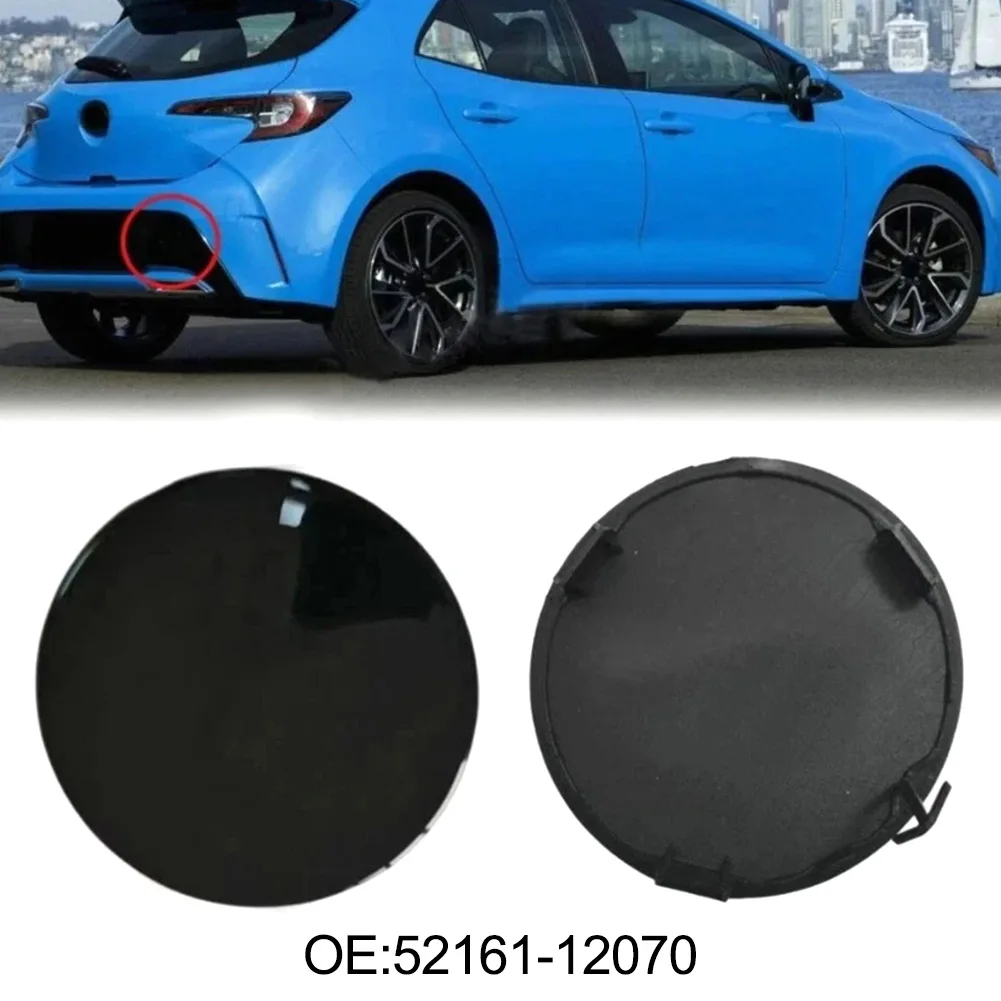 Rear Bumper Tow Hook Cover Cap For Toyota For Corolla Hatchback 19-22 5216912170 Rear Bumper Trailer Cover Automobiles Parts