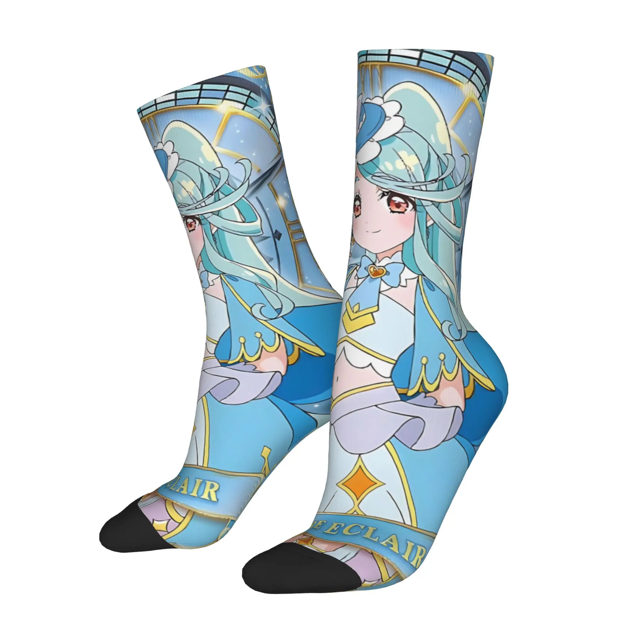 

Sports Socks customized items Pretty Cure Retro Harajuku Hip Hop Novelty Pattern Sock