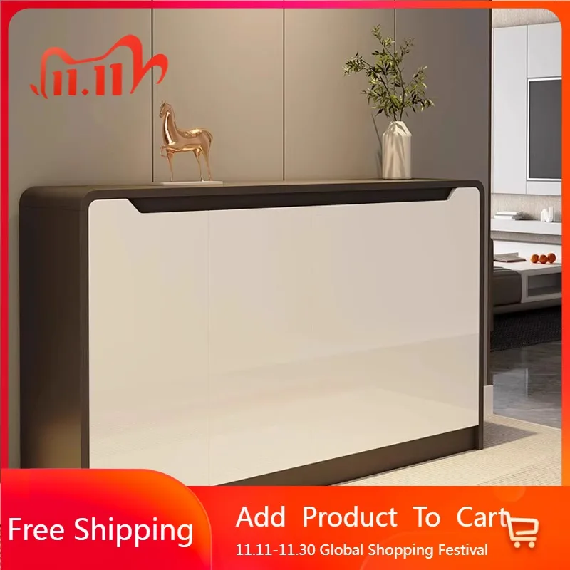 

Luxury Designer Shoe Cabinet Bathroom Space Saving Storage Cupboard Shoe Shelf Wooden Living Room Archivadores Hotel Furniture