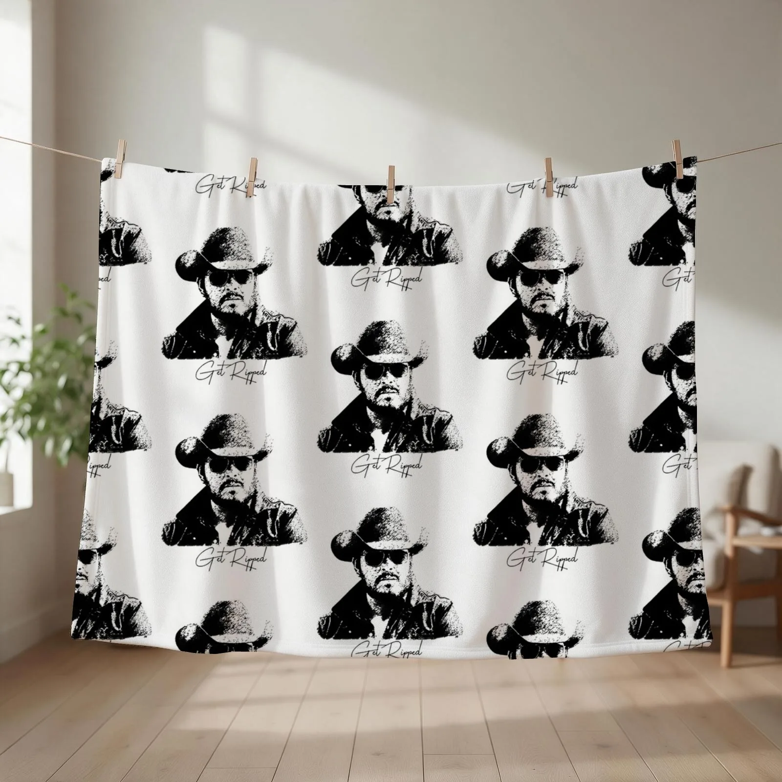 Get Ripped Is Cool Throw Blanket Quilt Plush Luxury Brand Kid'S Blankets