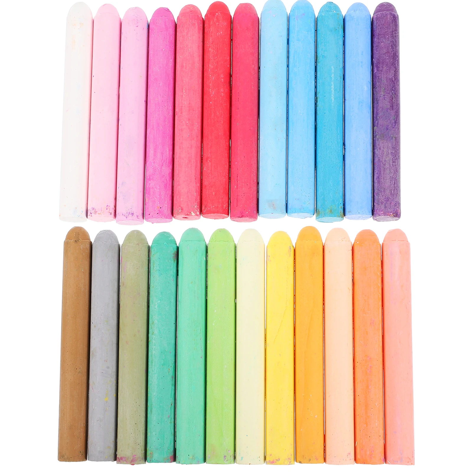 

24pcs Colored Chalk Set 3 15x0 37 Inch Dust Free Water Soluble Chalks Kids Classroom Blackboard Outdoor Drawing Teacher Supply