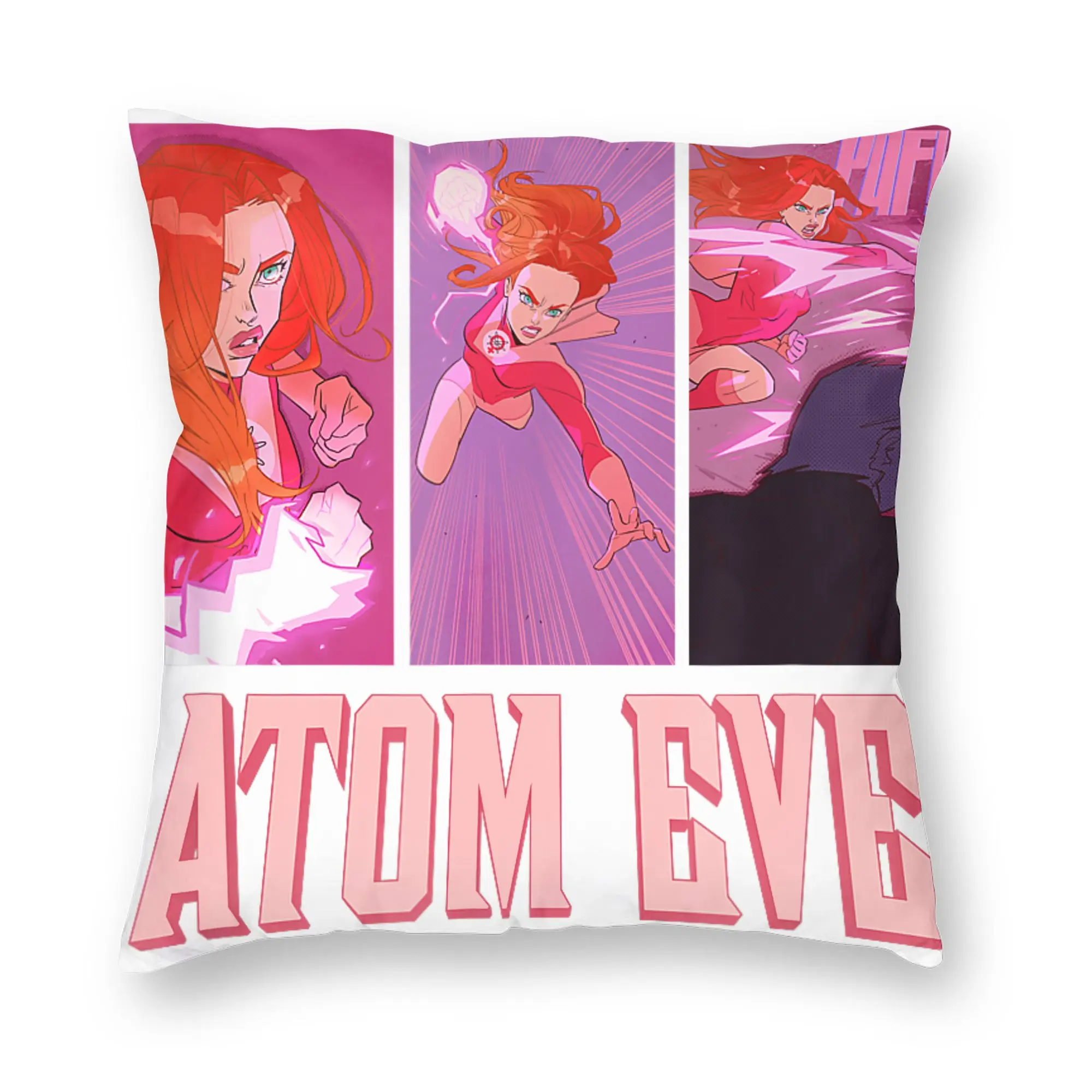 Invincible Presents Atom Eve II Pillowcase Printed Cushion Cover Decorations  Throw Pillow Case Cover Home Zippered 40X40cm