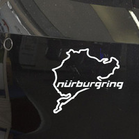 Car Styling Racing Road Racing Nurburgring Creative Fashion Window Stickers