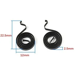 1pair Angle Grinder Coil Spring Carbon Brush Holder Spring For Bosch Gws6-100 22.5 X 12 X 2.5mm Power Tool Accessories