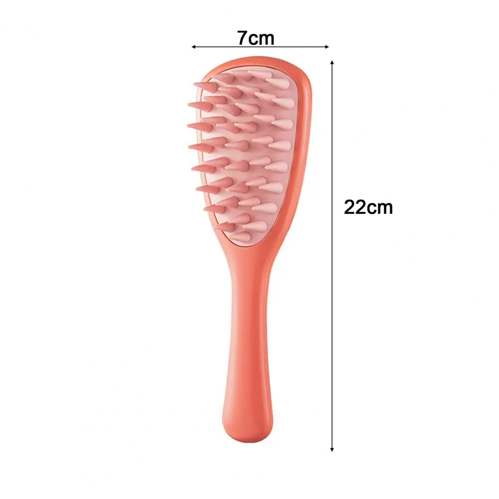 22Cm Massage Haarborstel Lange Steel Zachte Haren Handheld Hoofdhuid Massager Mannen Vrouwen Shampoo Haar Ontwarren Kam Styling Tools