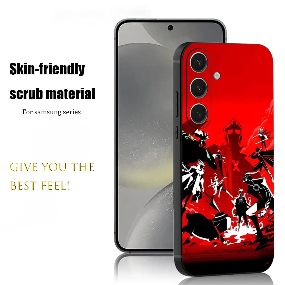 Чехол для телефона TO BE HERO X Anime Creativity для Samsung Galaxy S26 S25 S24 S23 S22 S21 Plus Ultra Note20, мягкий, черный