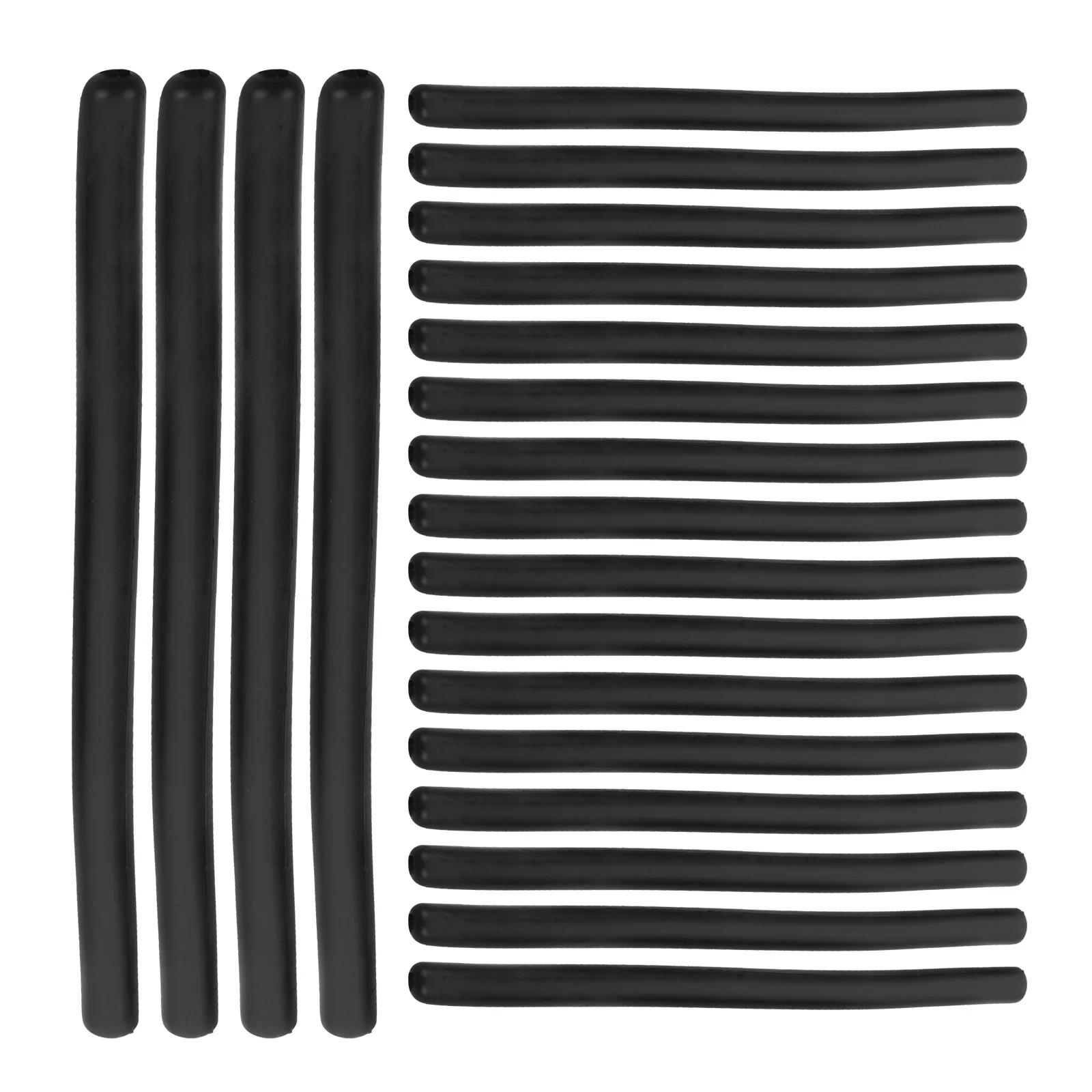 

50pcs Hanger Protective Covers Nonslip End Caps for Wire Hangers Rack Hooks PVC Coating Anti Scratch Tip Protectors Clothes