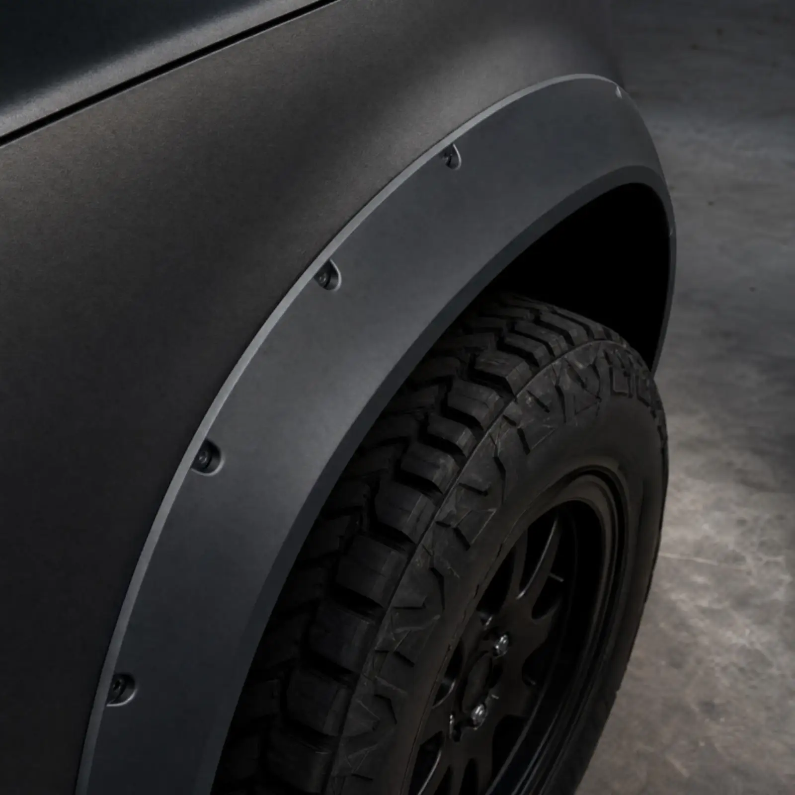 Black Plastic Car Fender Flare Wide Arch Molding Kit for Truck SUV Custom Body Work