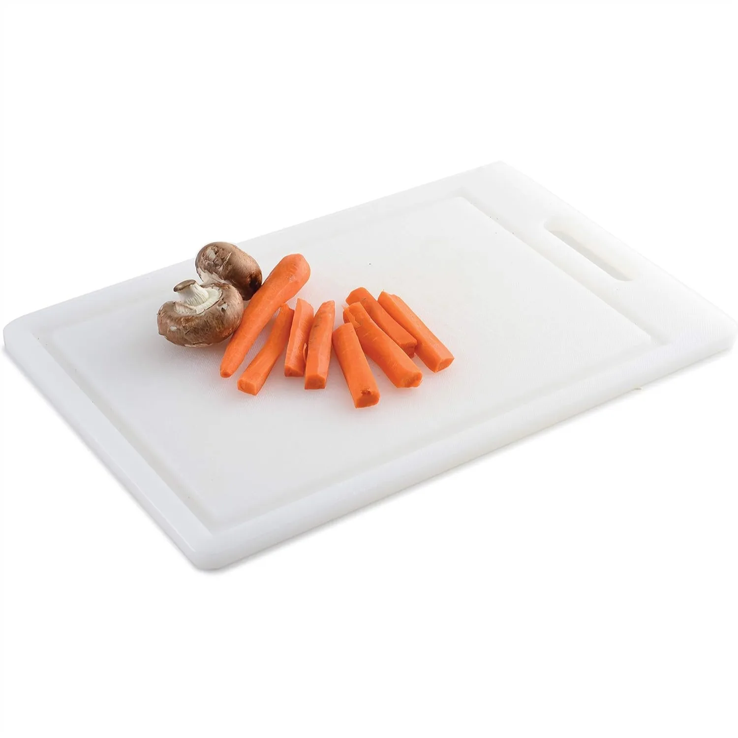 

Norpro Cutting Board with Juice Groove, 15.5x10 Inch Polyethylene Dishwasher Safe
