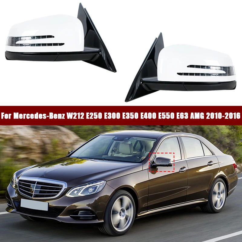 

Car Accessories For Mercedes-Benz W212 E250 E300 E350 E400 E550 E63 AMG 2010-2016 Auto Side Rearview Mirror Cover Assembly