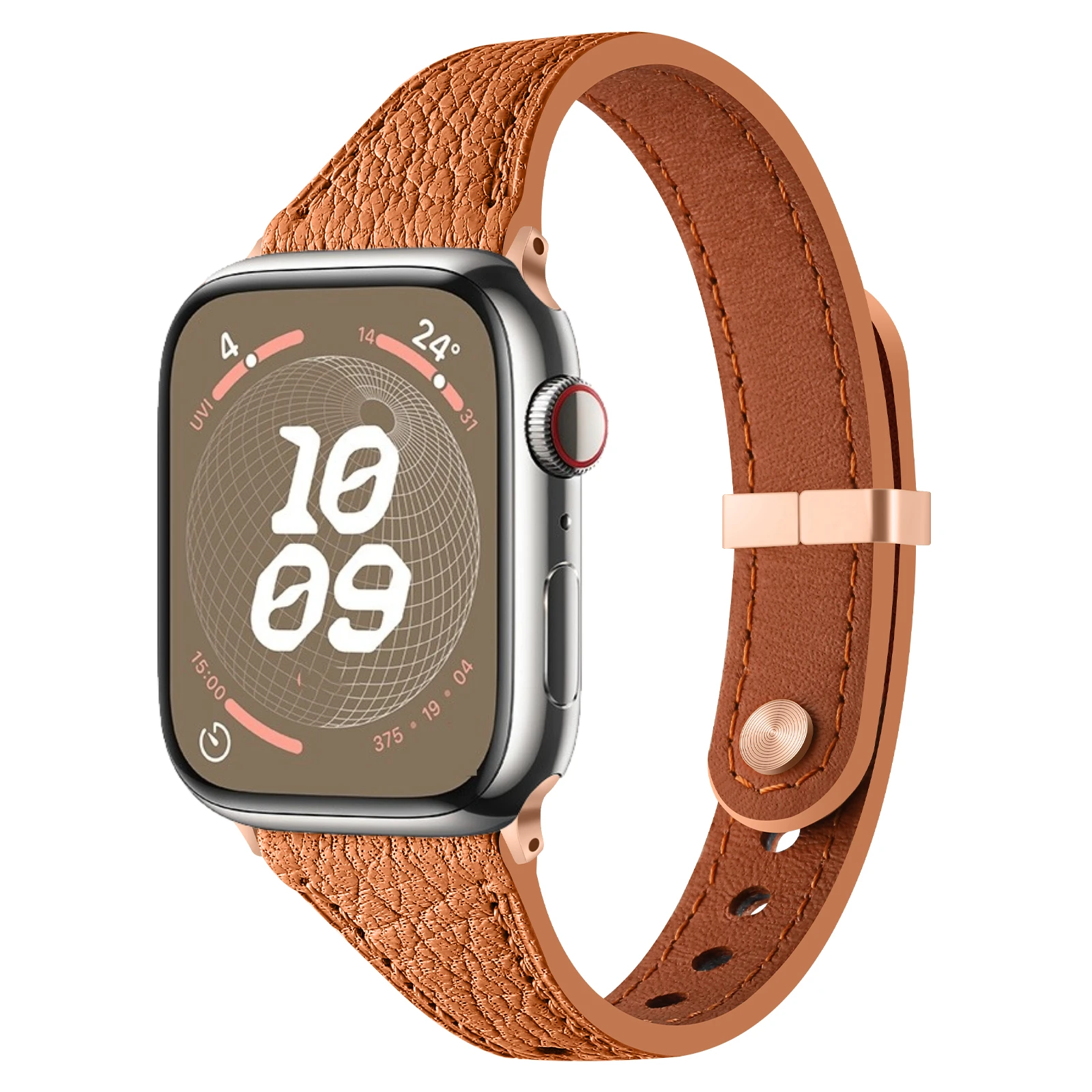 Correa de reloj para Apple Watch 9, 8, 7, 6, 5, 4 SE, 45mm, 41mm, 44mm, 42mm, 40mm, pulsera de repuesto de alta calidad para iWatch Ultra 2, 49mm