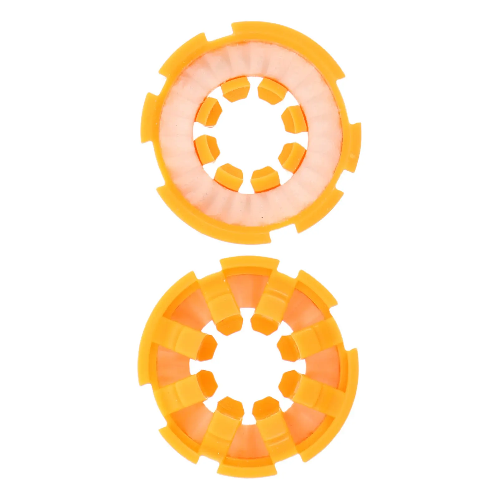 

2 шт. сменных картриджей для автоматического надувного устройства спасательного жилета: водорастворимая таблетка с оранжевым дизайном повышенной видимости.