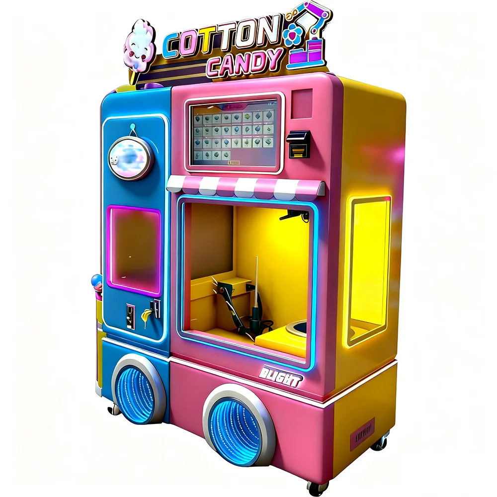 Commercial Cotton Candy Machine Cart - 자동 상업용 마시멜로 로봇 솜사탕 기계