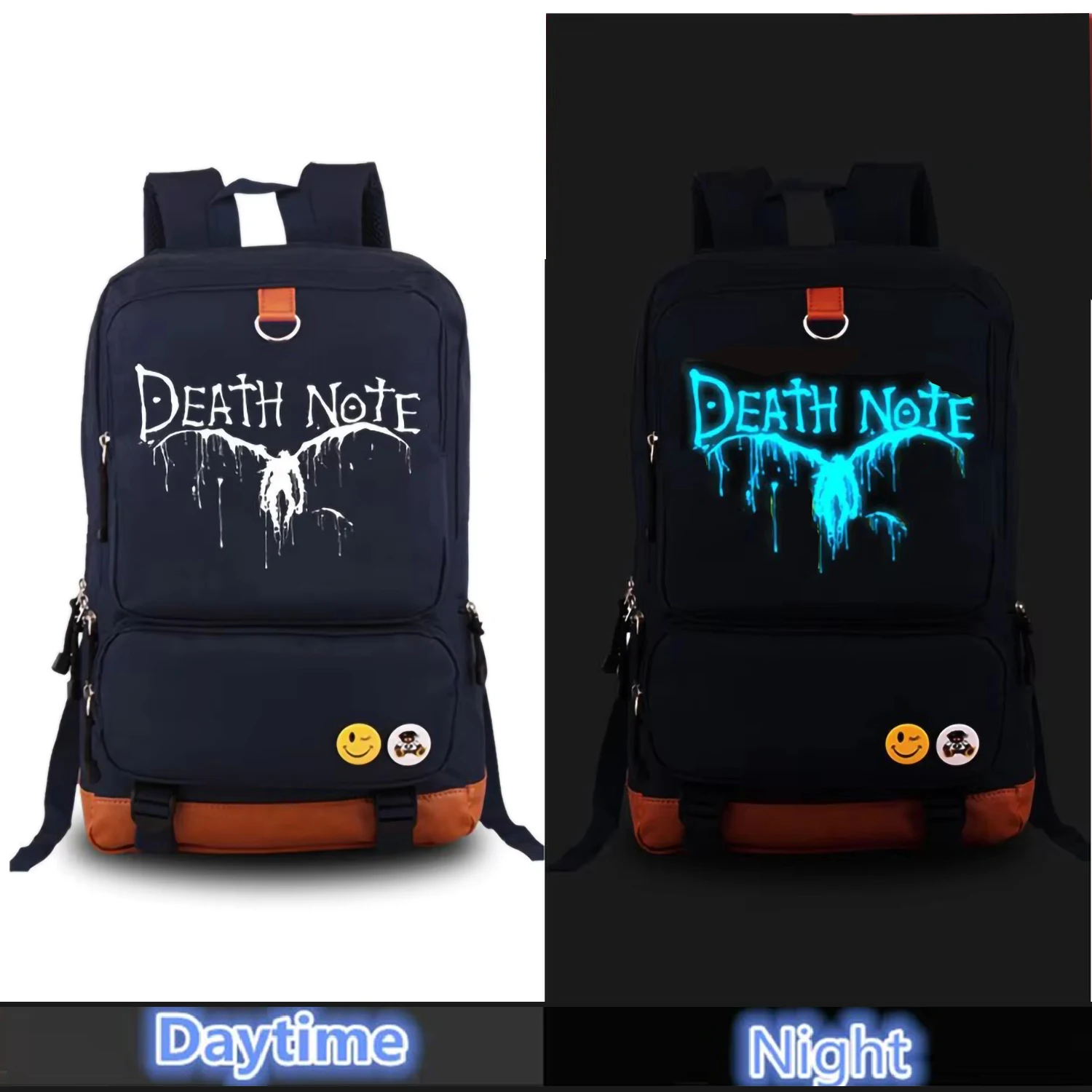 Anime DEATH NOTE School Bags Back to School Bookbag Unisex Oxford Travel Bagpack Student Laptop Backpack  Luminous Daypack