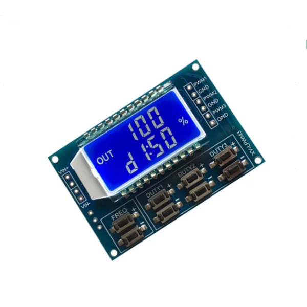 XY-LPWM3 3-channel PWM pulse frequency duty cycle adjustable module square wave rectangular wave signal generator