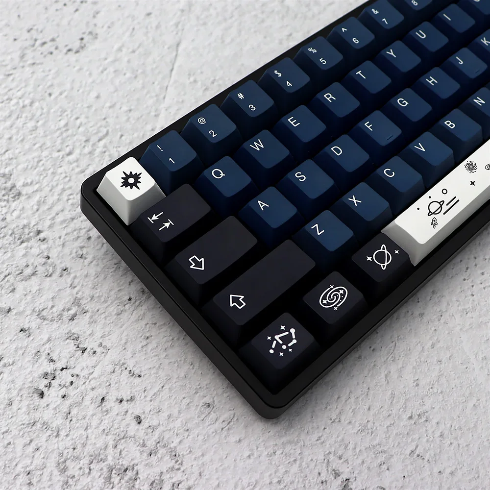 

Original Galaxy Keycap PBT Five-Sided Sublimation 136 Keys Adapted to 61/64/68/75/87/104 Mechanical Keyboard