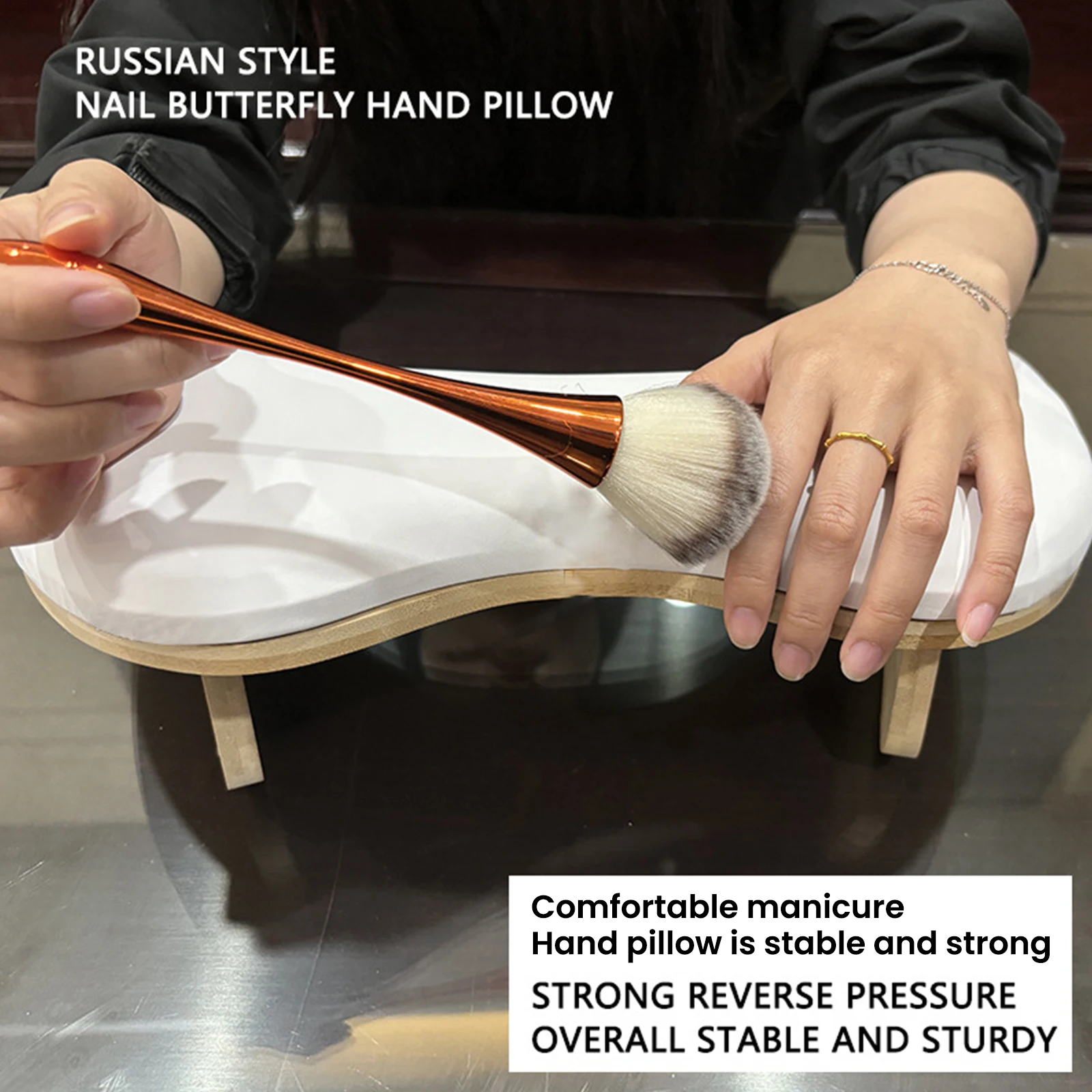 Nail Arm Rest Hand Pillow, Portable Demolition Stent Design, Suitable For Nail Shops and Personal DIY Nails