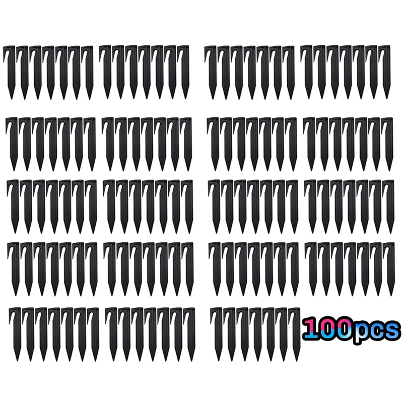 100Pcs Kołek do kosiarki Gwoździe gruntowe Kolce uziemiające Kołki mocujące do bezpiecznie kotwiczenia Akcesoria do kosiarek robotycznych