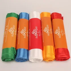 Silk Five-color Eight Auspicious Pattern Buddhist Hall Decoration Supplies Tibetan Stage Performance Festival Etiquette Supplies