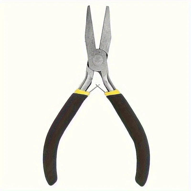 8Pcs Mini Pliers Set Long Nose with Teeth Flat Jaw Round Curved Needle Diagonal Nose Wire End Cutting Cutter Tools