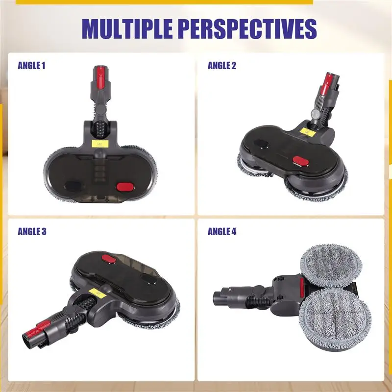 

A76K Подходит для пылесоса Dyson V7/V8/V10/V11, электрическая швабра, чистящая головка с резервуаром для воды, швабра