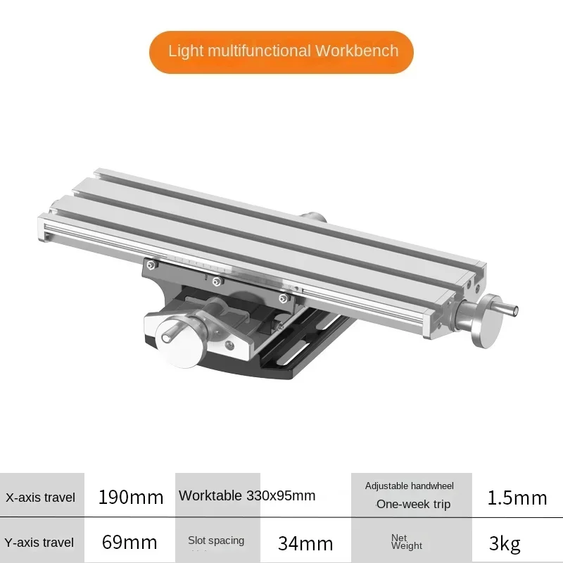 Cross Slide Multifunctional Cross Table Cross Milling Table Drag Plate Milling Machine Flat  Bench Drilling Precision 3T Groove