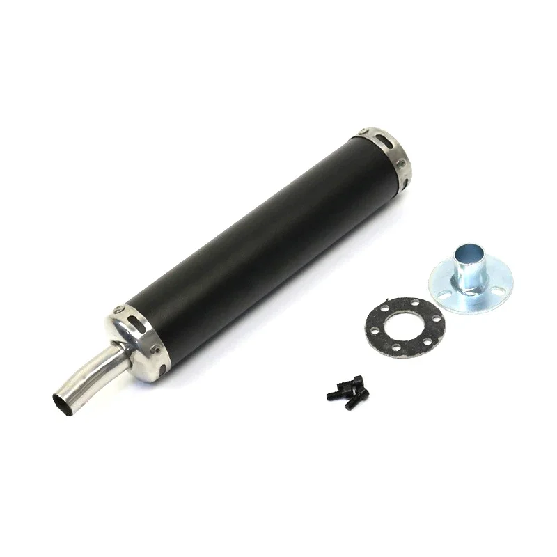 Universal 60x280mm Metal Long Motorcycle Racing Exhaust Pipe Muffler for 50cc-240cc  Motorbike Racing Street Scooter Pitbike