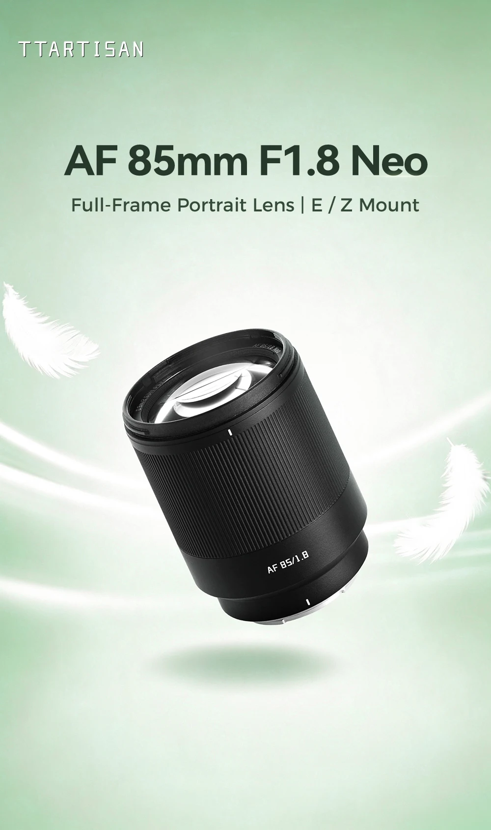 TTArtisan AF 85mm F1.8 NEO Vollformat-Autofokus-Porträtobjektiv für Sony E Nikon Z L-Mount Spiegellose Kameras ZFC ZF Z6 Z5 A6600 – Detail 1