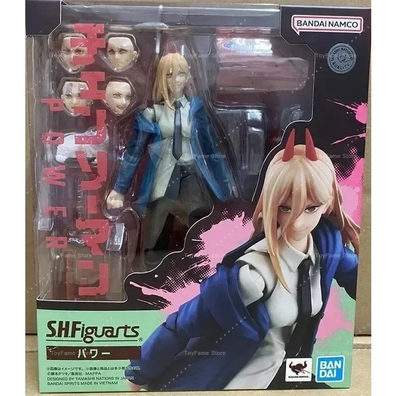

In Stock Bandai Anime Chainsaw Man POWER S.H.Figuarts Model Toys Movable Figures Collection Gift Ornaments
