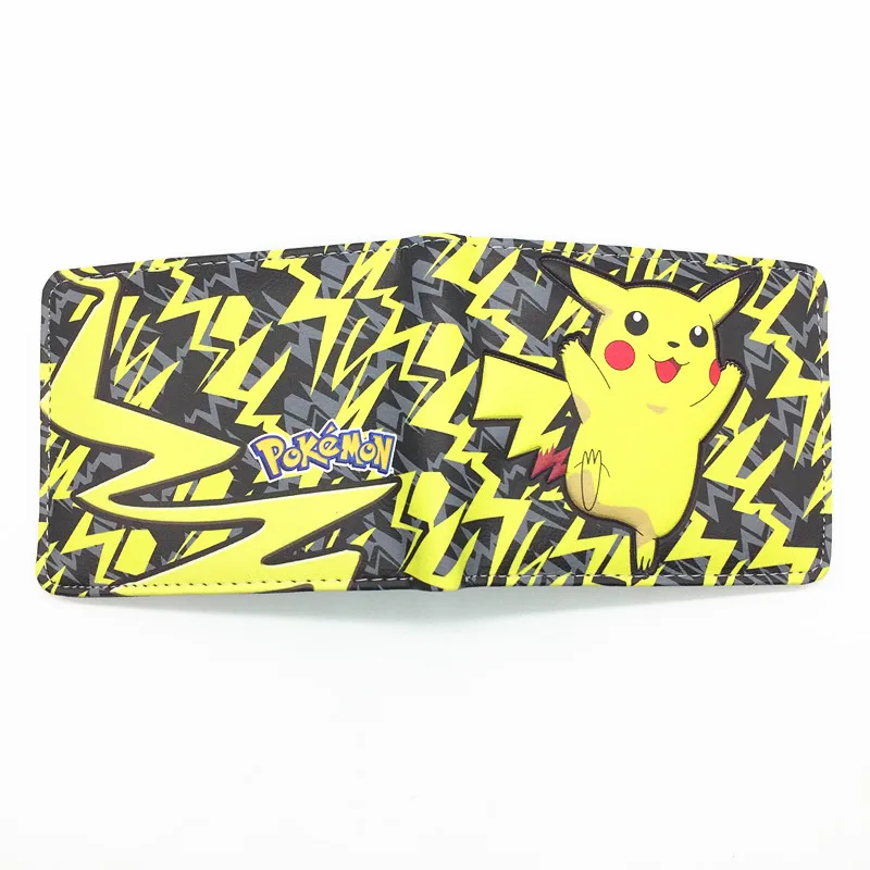 Hot Sell Pokemon Cartoon Wallet with Coin Pocket for Boy and Girls