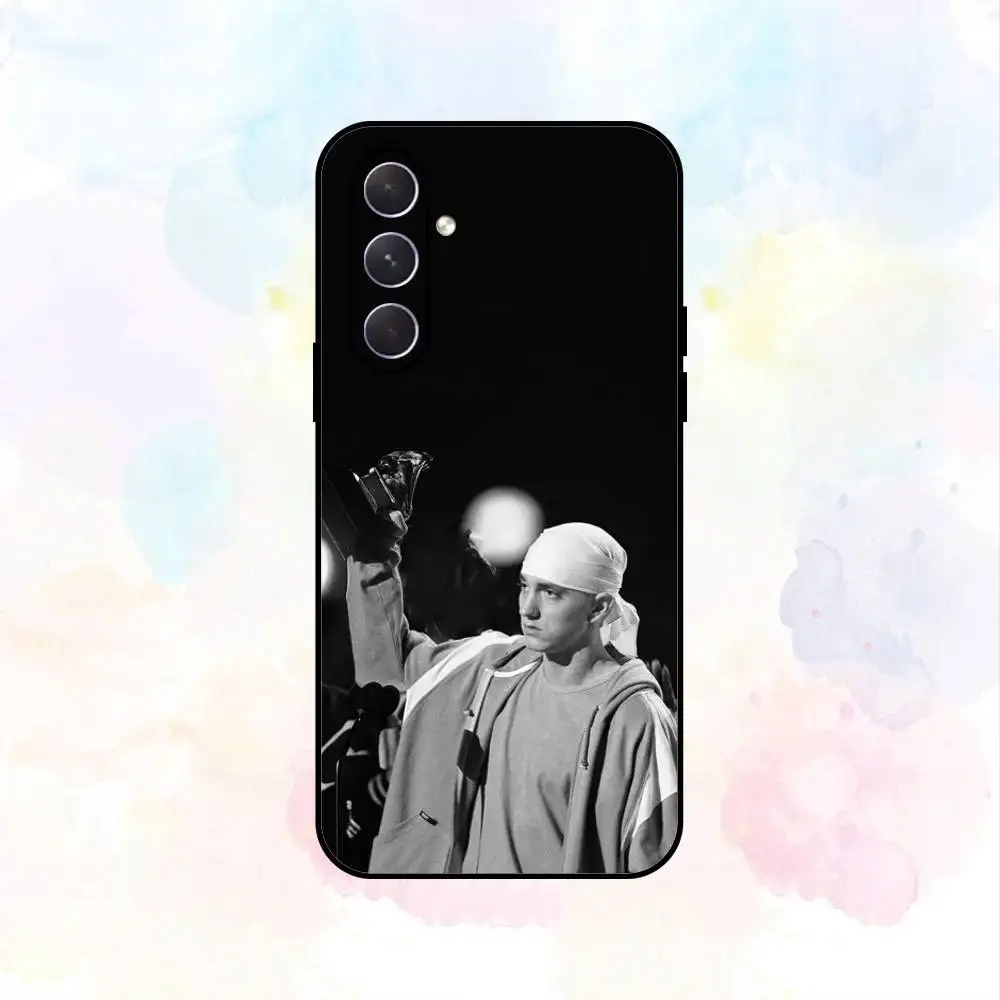 Rapper E-Eminem   Phone Case For Samsung Galaxy A73,A72,A71,A70,A53,A52,A51,Others Soft Black Shell