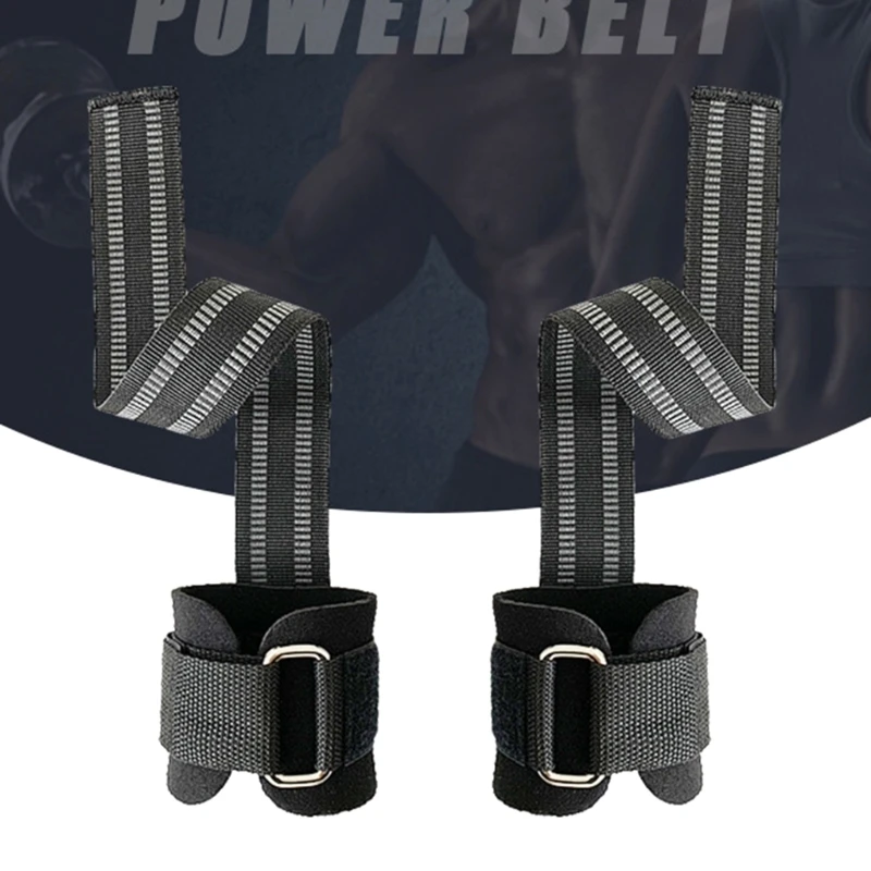 

Weightlifting Wrist Non-slip Gym Fitness Lifting Strap Gym Deadlift Fitness Support Leverage Belt 69HD