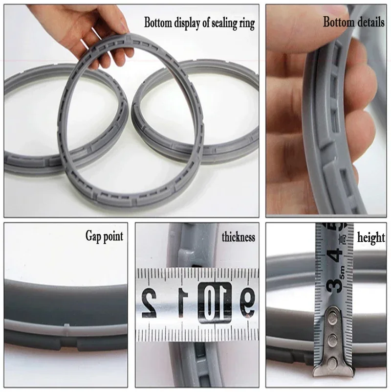 1Pc for CUCKOO Rice cooker double seal ring replacement accessories  HT10 HR08 HZ06 5L 4L 3L