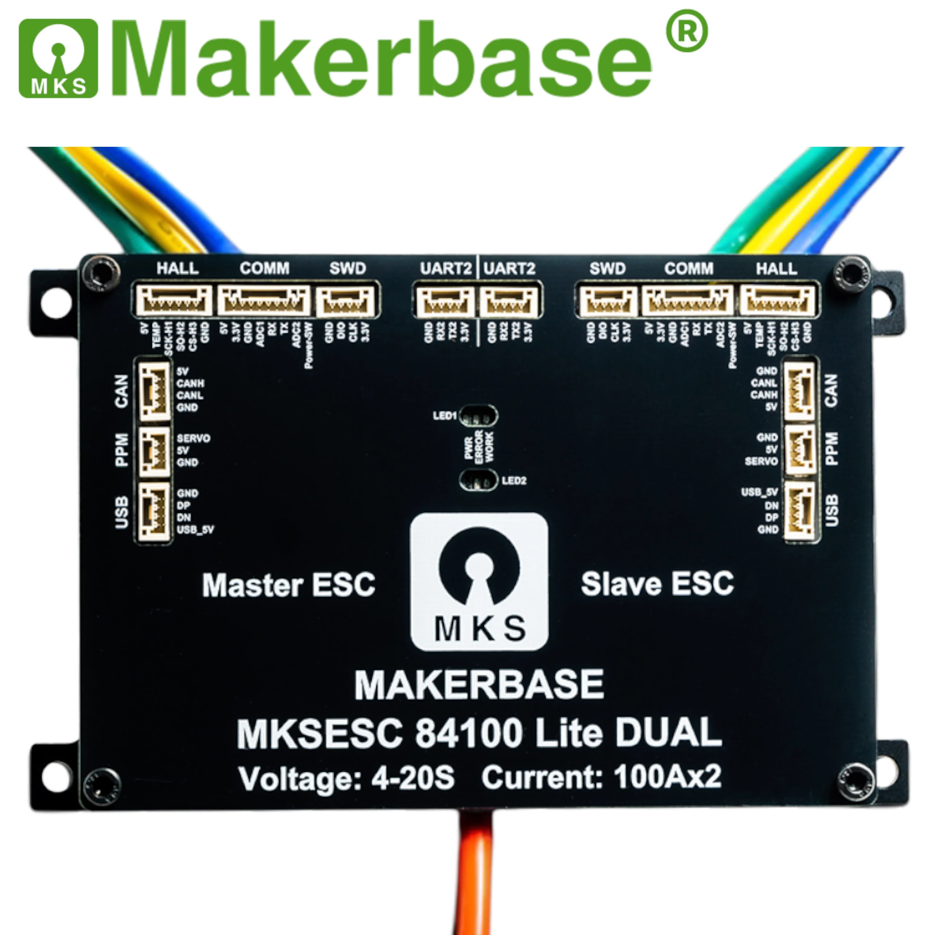 Makerbase Dual-Drive 84V 100A - đánh giá và giá Dual Ess9038 Dac