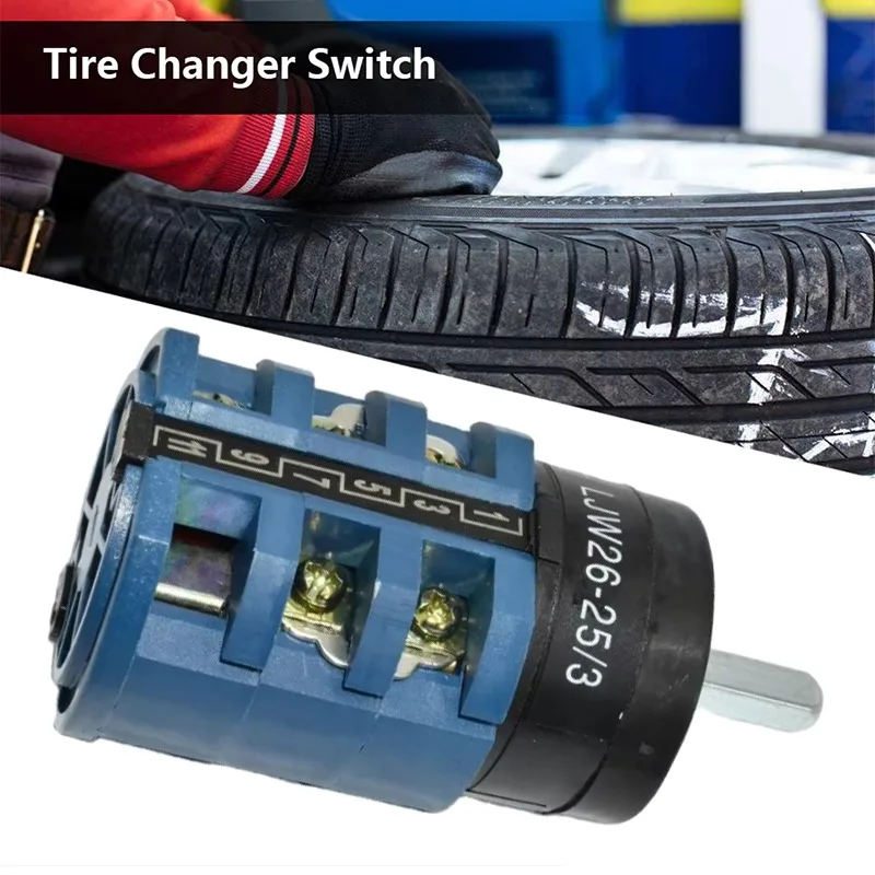 25A 220 380V Forward Reverse Switch Car Tyre Changer Turn Table Pedal Motor Replacement Part for Unite Puli Machine Heavy Duty