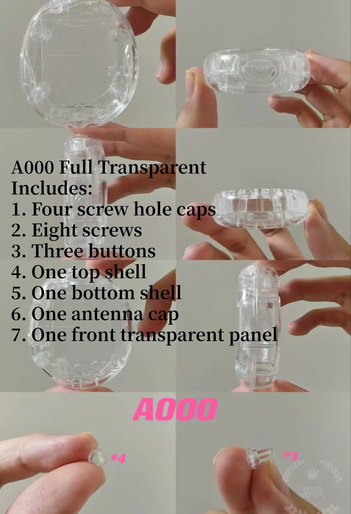 

Bandai Tamagotchi Uni Clear Replacement Shell Toy Blind Box Trendy No Internal Chip