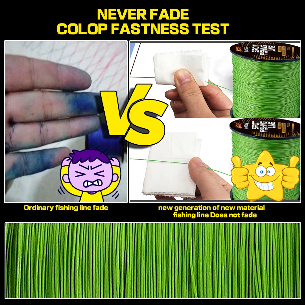 Hilo trenzado multifilamento X8 – Diámetro 0,14-0,5mm para pesca - imagen 4