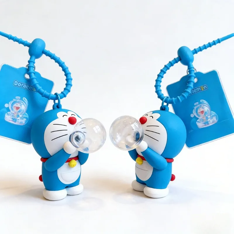 

Cute Doraemon Bubble Blowing Series Decompression Keychain Exquisite Bag Pendant For Girls 2026 New