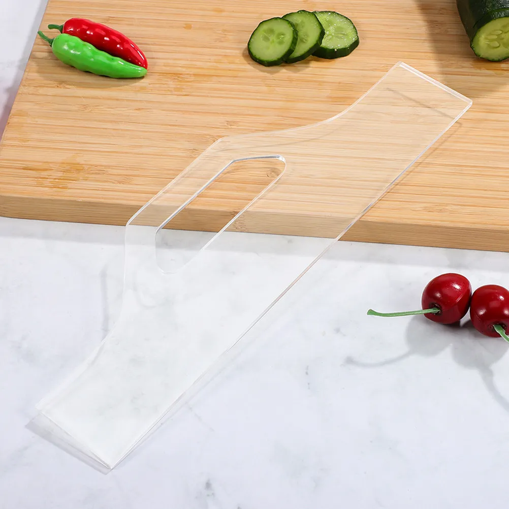 2Pcs Acrylic Cutting Board Handle Template Stencil for Charcuterie Board Woodworking Kitchen Safety Grip Design