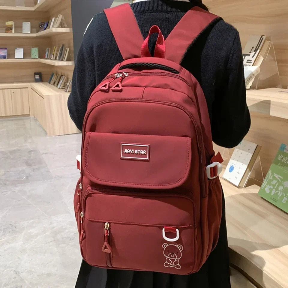 Backpack Female New Travel Bag High School Student Schoolbag Large Capacity Korean Version Leisure Computer