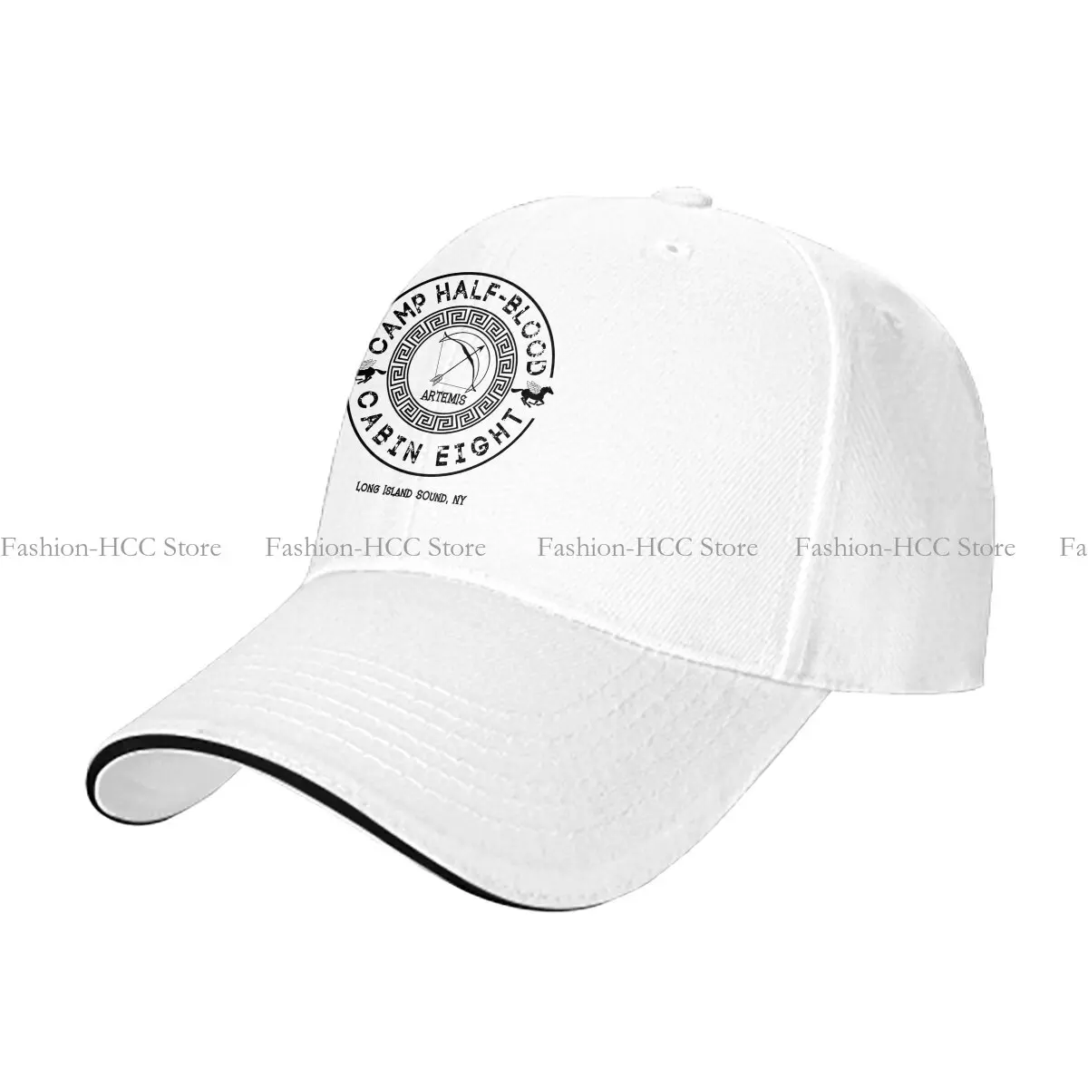 Summer Cap Sun Visor Camp Half Blood Cabin Eight Artemis Hip Hop Percy Jackson Peaked Hats