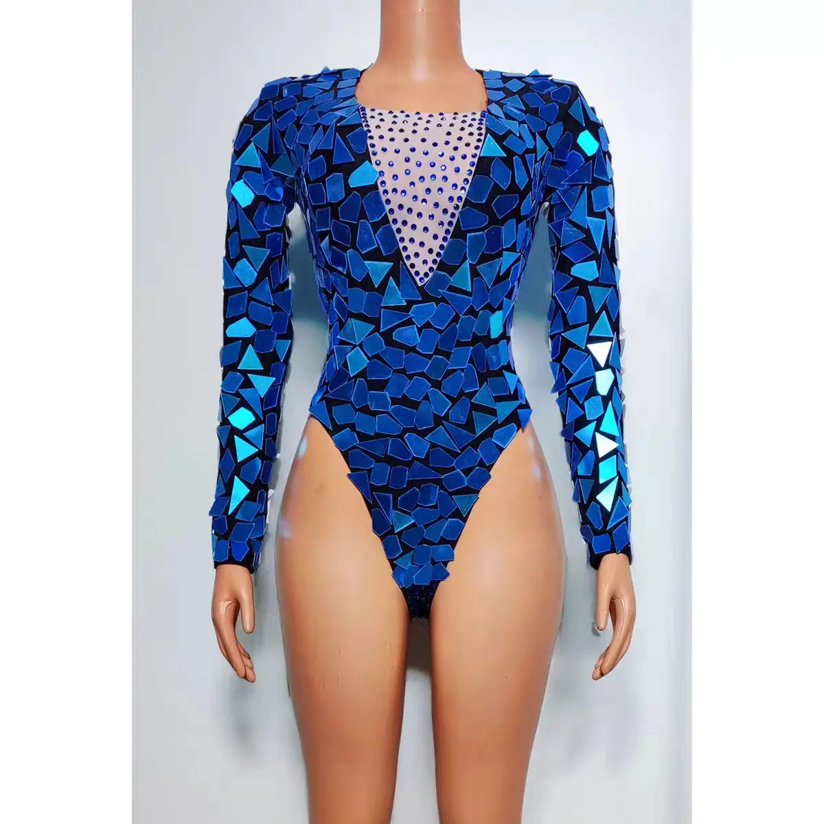 عدسة متصلة بيكيني ملهى ليلي بار أنثى المغني أداء المرحلة مثير نموذج فريق الرقص موضوع أداء الحفلات زي #5