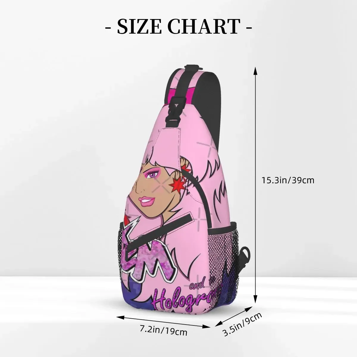 Jem And The Holograms Chest Bag Holiday Polyester fabric School Cross chest bag Multi-Style