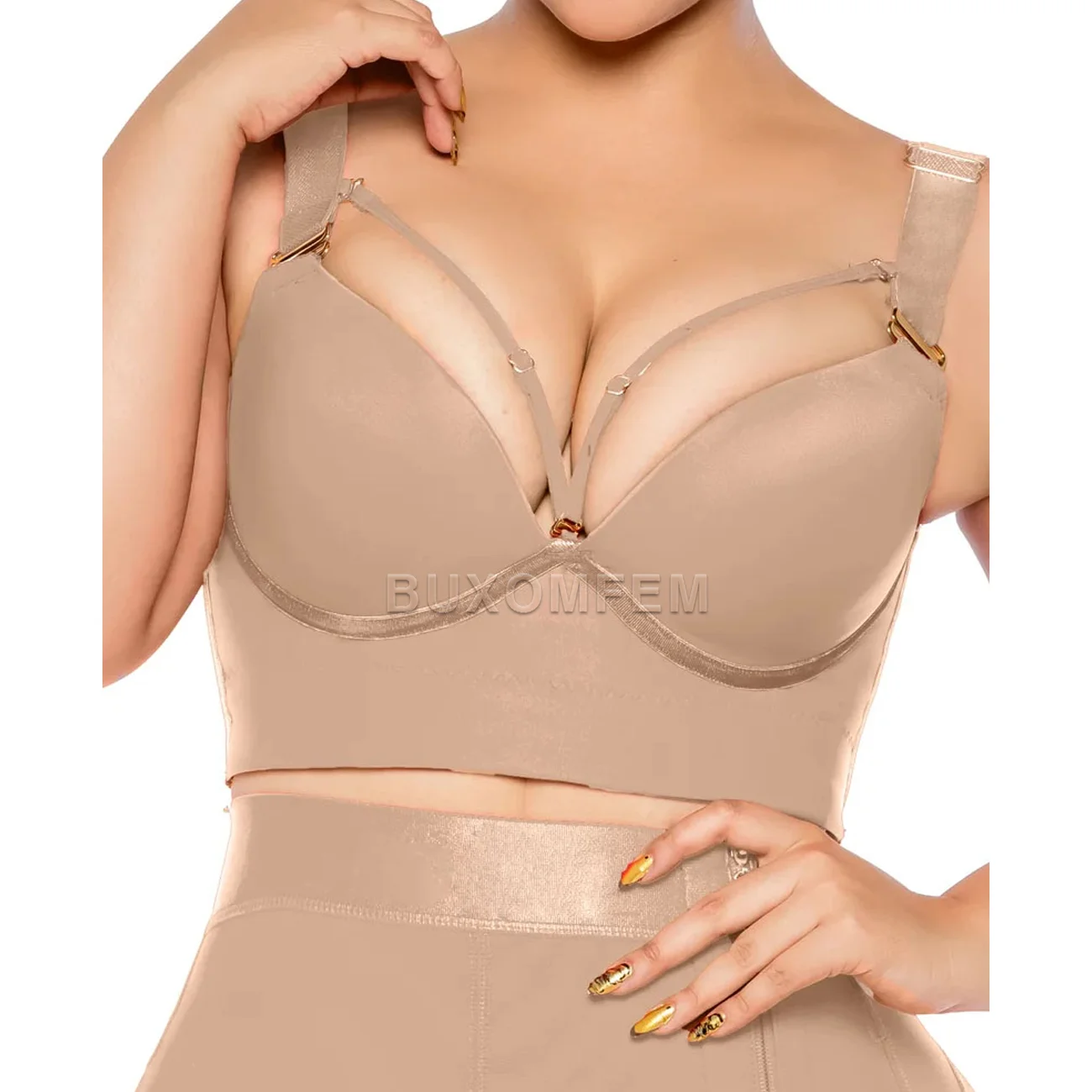 Breast Shaping Bra with Complementary Breasts Elastic Sexy Modeling Bra with Adjustable Shoulder Strap Women's Stylish Faja 2026
