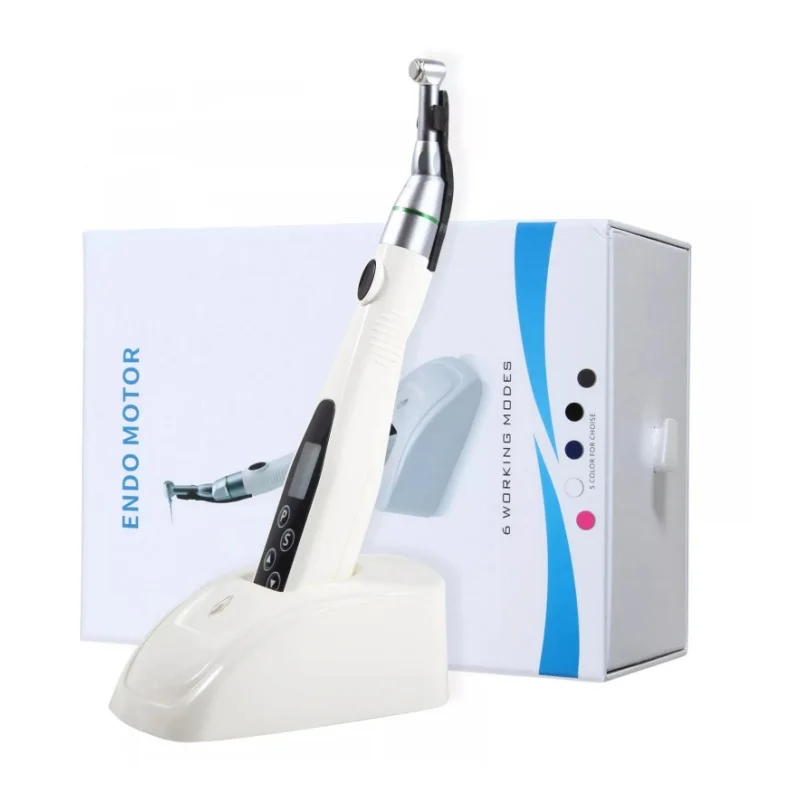 den tal Wireless Endo Motor  LED 16:1 Reduction Contra Angle Endo Motor for Root Canal Therapy Instrument den tal Tools