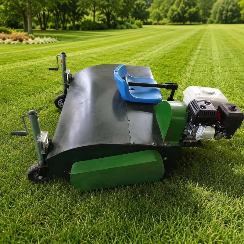 Adjustable Brush Width Artificial Grass Combing Machine Outdoor Sports Venue Turf Care Equipment