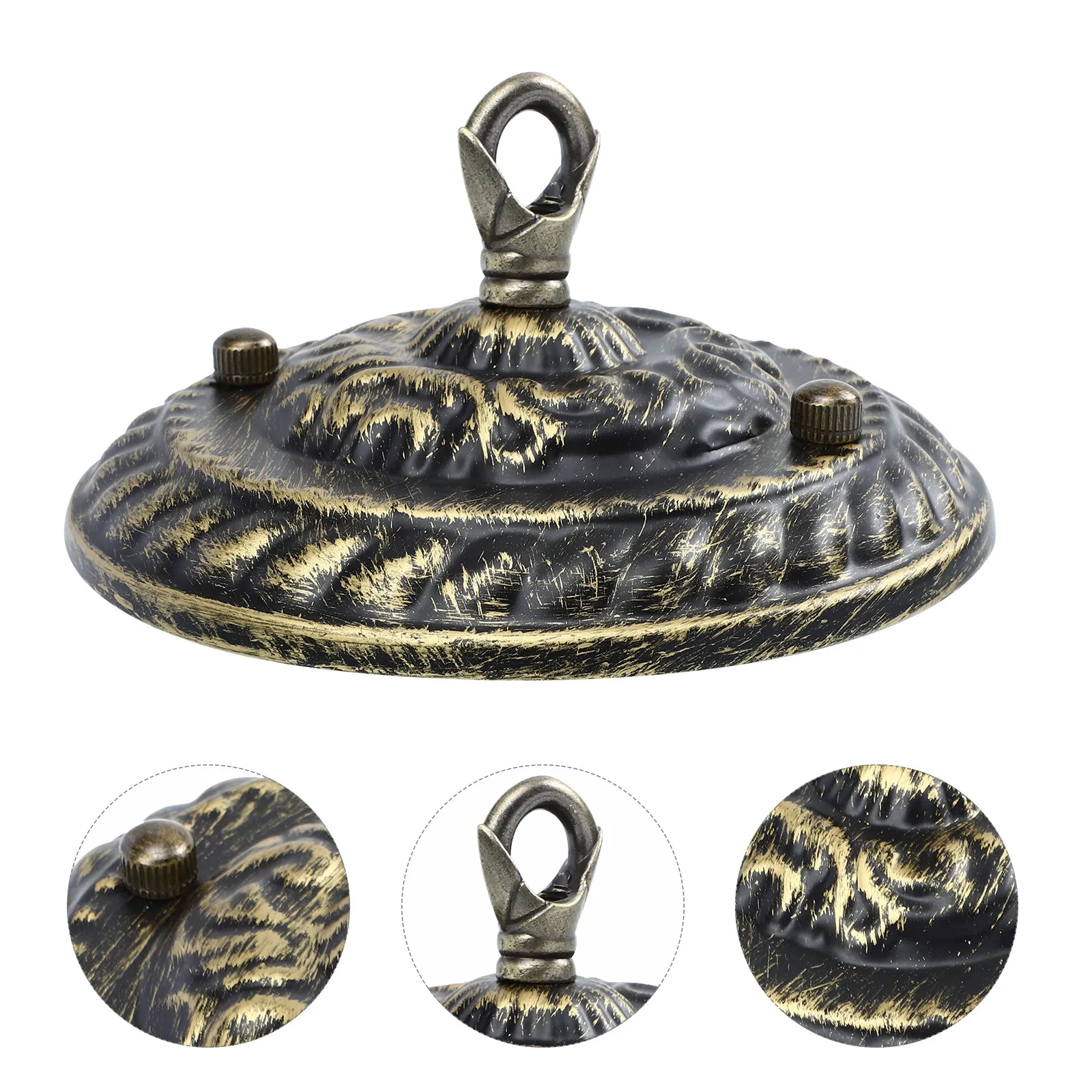 Ceiling Light Plate Base Retro Chandelier Canopy Decorative Hanging Lamp Fixture Mounting Plate for Pendant Lantern Holder