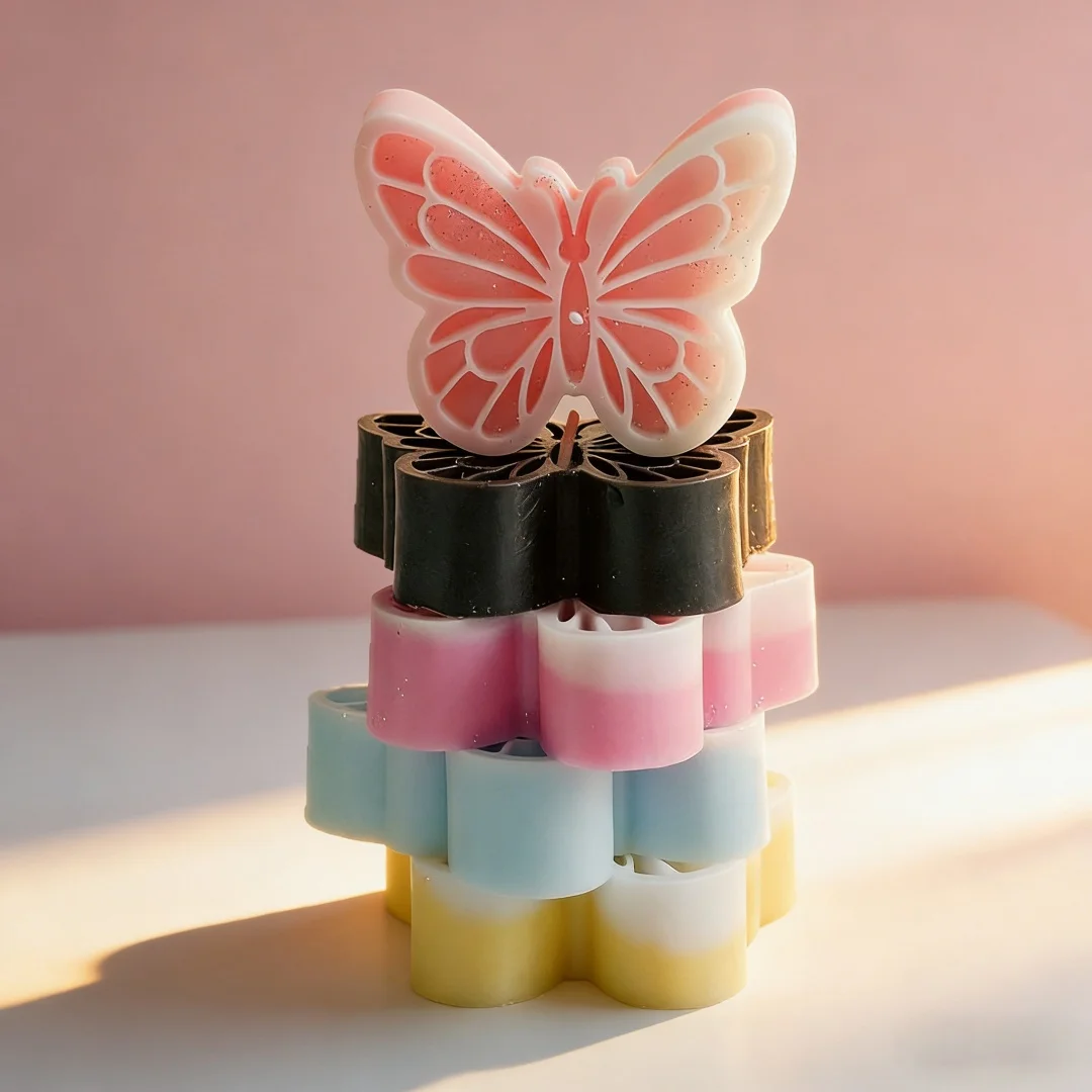 

3D Butterfly Aromatherapy Gypsum Silicone Mold Easy Demold For DIY Plaster Decoration Wax Craft Candle Making