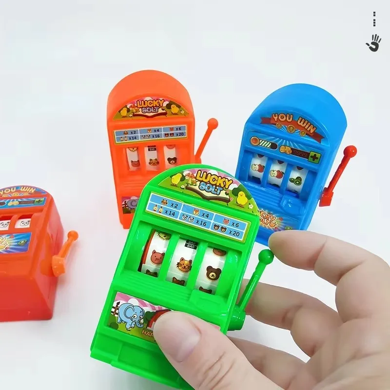 Mini Manual Lottery Machine Toys Fun Desktop Parent-Child Interactive Game Toy Puzzle Stress Relief Toy Party Christmas Gifts