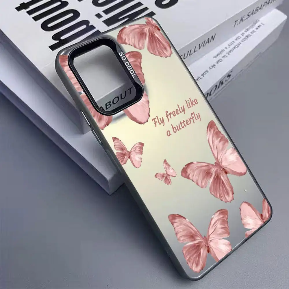

butterfly design mobile phone case is suitable for Samsung S25 24 23 22 21 20 Plus/Ultra/FE anti-fall and shockproof rear cover